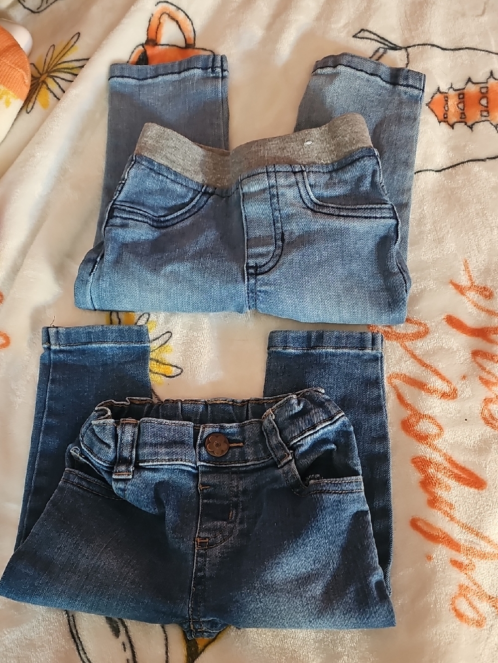 Garanimals Blue Denim Jeans Duo - Light & Dark Blue
